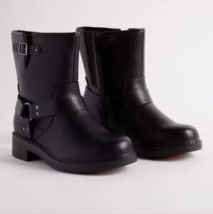 Torrid Black Combat Moto Booties